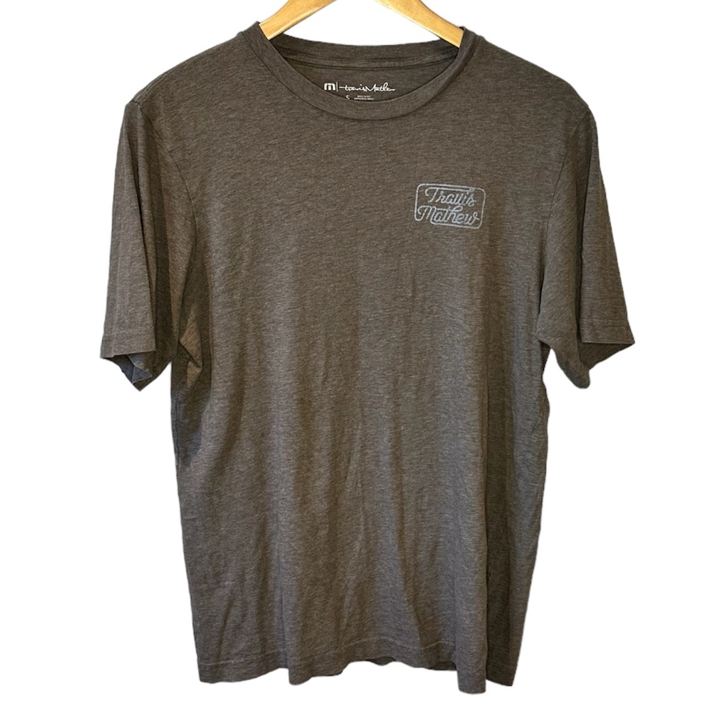 Travis Mathew Logo Tee Size‎ Small Brown